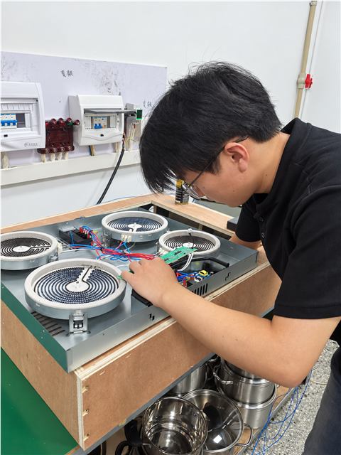 Ceramic hob testing